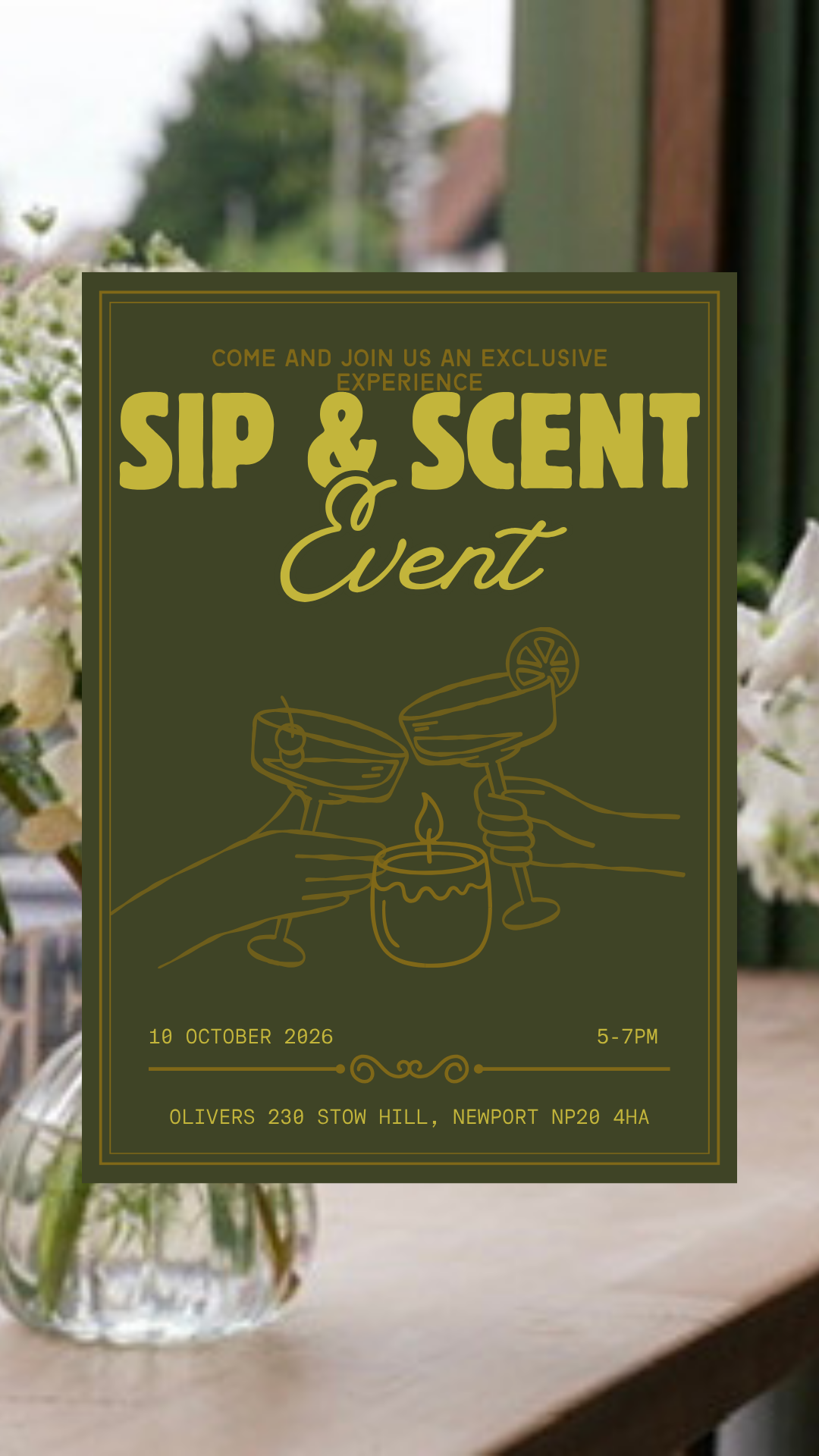 'Sip and Scent' 10.10.26